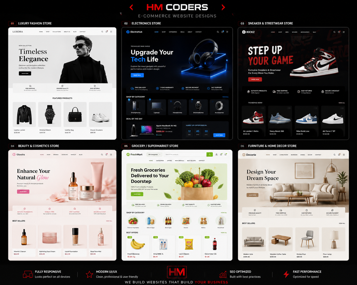 E-Commerce Website Collection