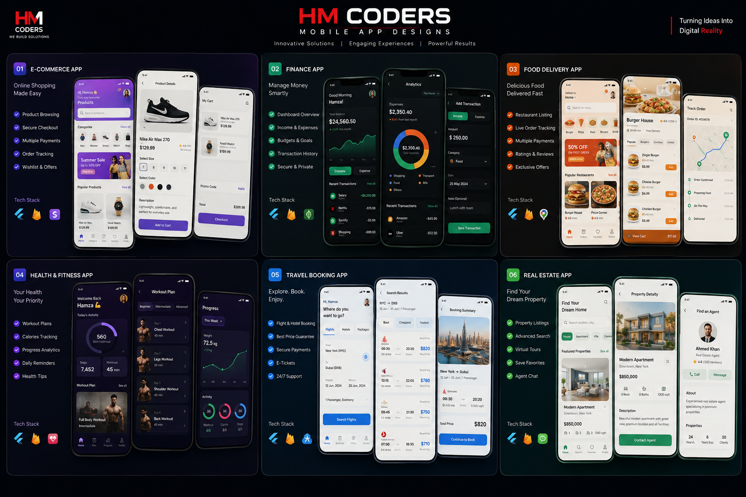 Mobile App Design Portfolio