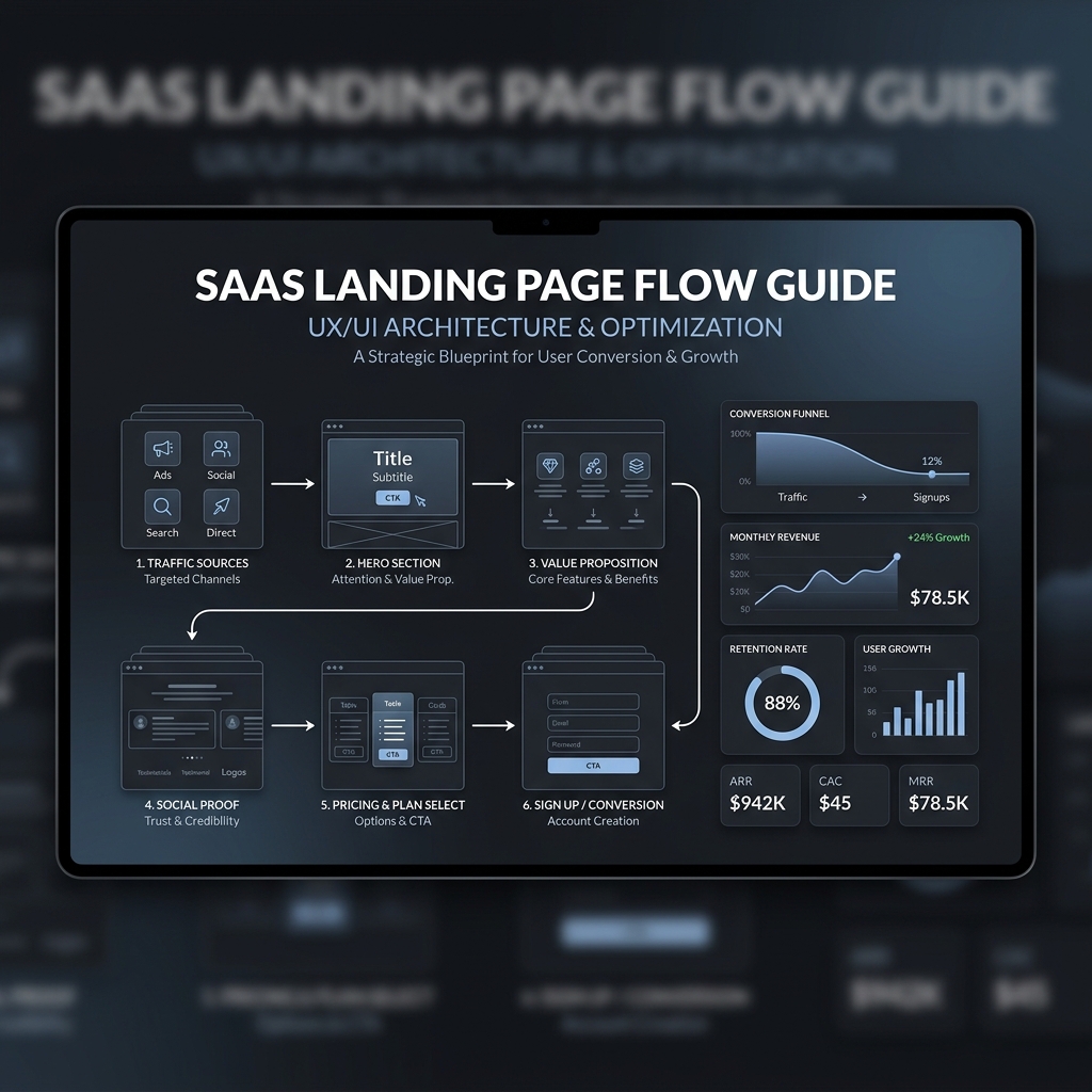 SaaS Landing Page Flow Guide