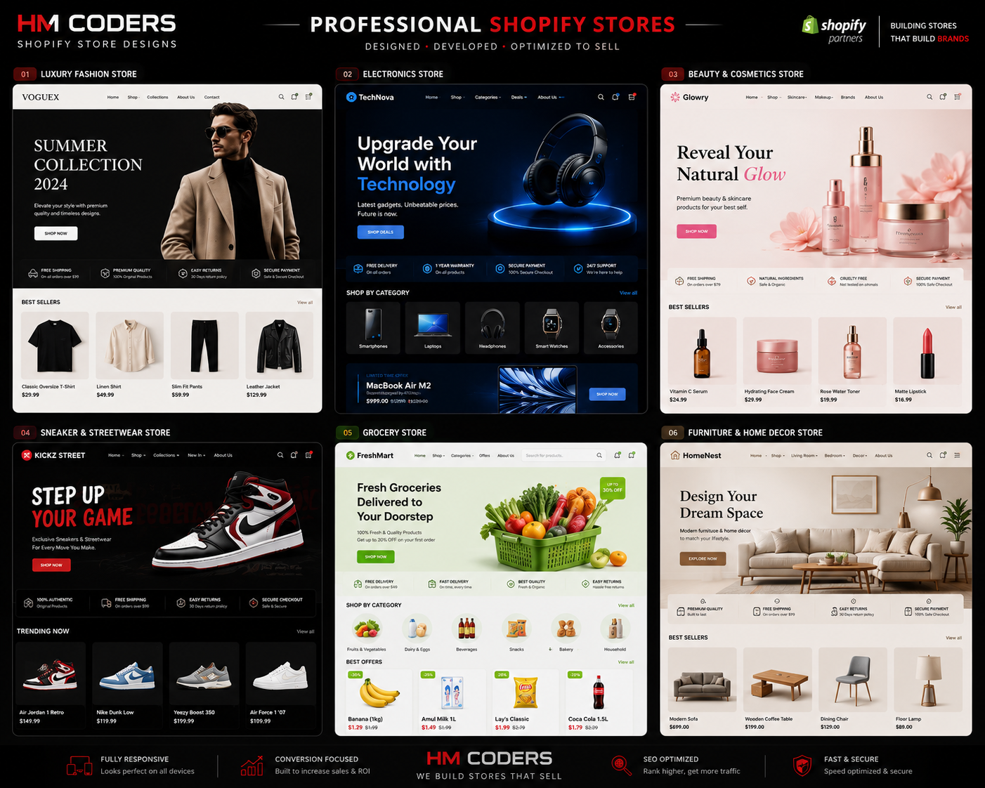 Shopify Store Designs