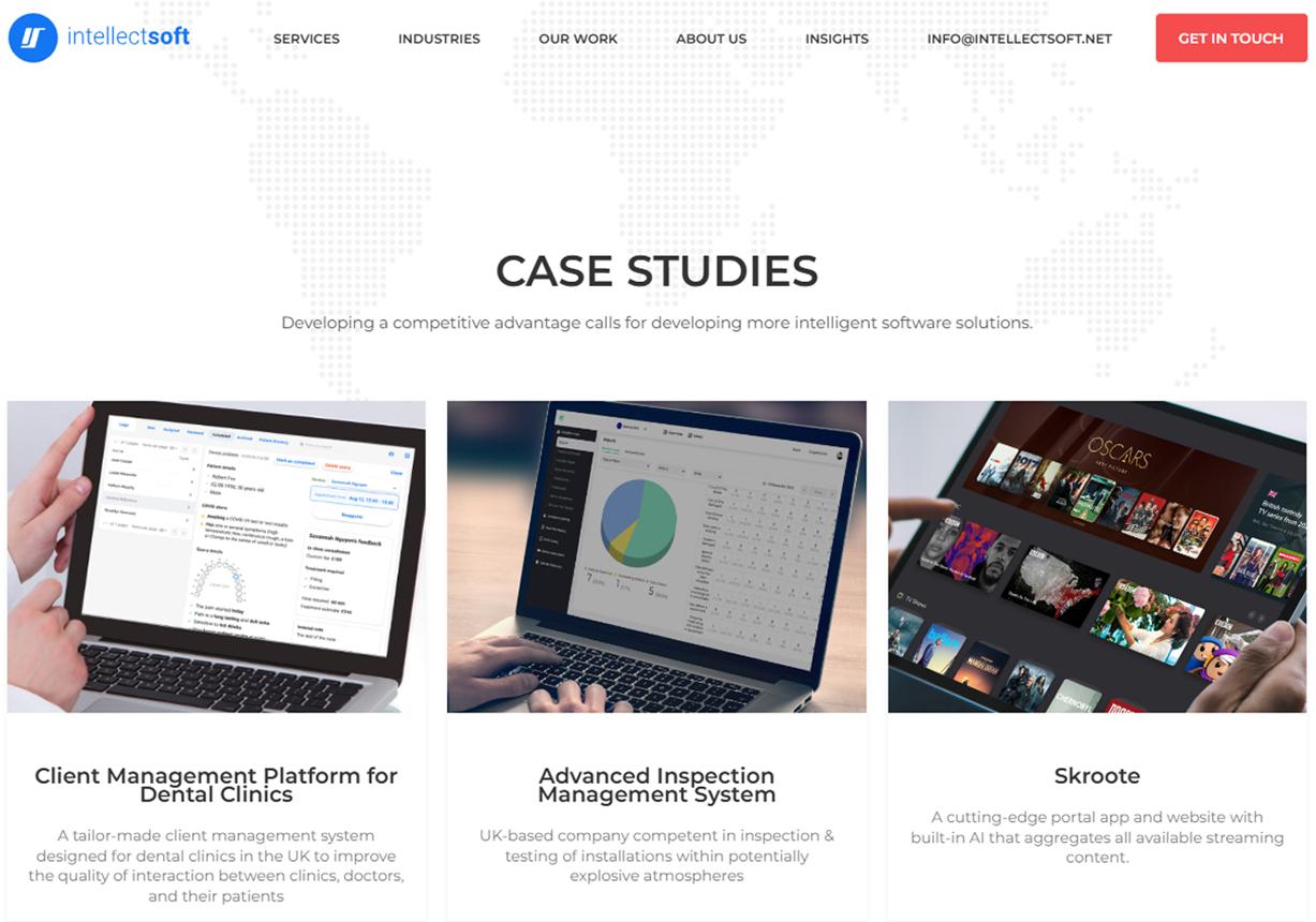 Intellectsoft - Case Studies